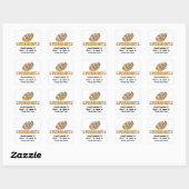 Sticker Carré Pizza personnalisée (Feuille)