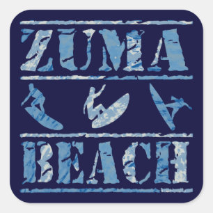 Sticker Carré Plage de Zuma