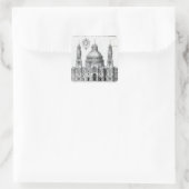 Sticker Carré Plan pour Saint-Pierre, Rome, 1539 (Sac)