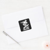 Sticker Carré planche à voile, snowboard, snowboard, gnar, shire (Enveloppe)