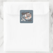 Sticker Carré Planche fusée ACME de B. COYOTE™ (Sac)