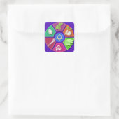 Sticker Carré plaque de séchage (Sac)