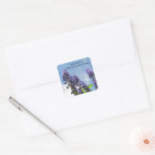 Sticker Carré Plaque d'enregistrement des Hyacinthes de raisin ~ (Enveloppe)