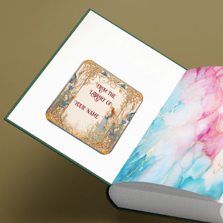 Sticker Carré Plaque Fairytale pour votre enfant