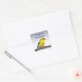 Sticker Carré Plaque Goldfinch (Enveloppe)