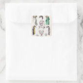 Sticker Carré Plaque mode (Sac)