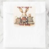 Sticker Carré Plaque pour votre enfant (Sac)