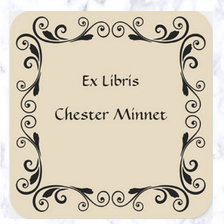 Sticker Carré Plaque vintage pour Feuilles Abstraits et torchons