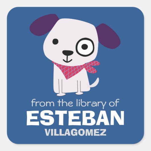 Sticker Carré Plaques de Carré de marionnettes (Devant)