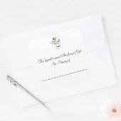 Sticker Carré Plaques de l'Hymne (Enveloppe)