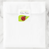 Sticker Carré Plaques de livres Red Ladybug (Sac)