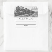 Sticker Carré Plaques de réservation du train Lehigh Valley (Sac)