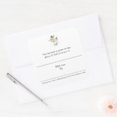 Sticker Carré Plaques Hymnes en l'honneur de (Enveloppe)