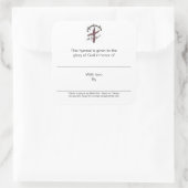 Sticker Carré Plaques Hymnes en l'honneur de (Sac)