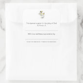 Sticker Carré Plaques Hymnes en l'honneur de (Sac)