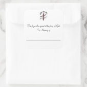 Sticker Carré Plaques Hymnes en mémoire (Sac)