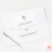 Sticker Carré Plaques Hymniques en appréciation de (Enveloppe)