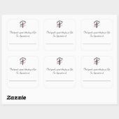 Sticker Carré Plaques Hymniques en appréciation de (Feuille)