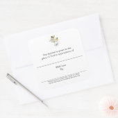 Sticker Carré Plaques Hymniques en appréciation de (Enveloppe)