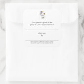 Sticker Carré Plaques Hymniques en appréciation de (Sac)