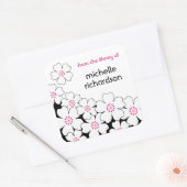 Sticker Carré Plaques-livres Cherry Blossom (Enveloppe)