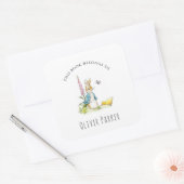 Sticker Carré Plate-forme "Ce livre appartient" aux enfants (Enveloppe)