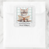 Sticker Carré Plate-forme pour chat pour enfants (Sac)
