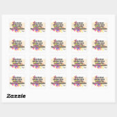Sticker Carré Platon (Feuille)
