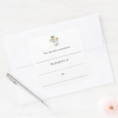 Sticker Carré Plats de cantiques dans la mémoire de (Enveloppe)