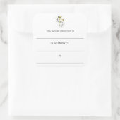 Sticker Carré Plats de cantiques dans la mémoire de (Sac)