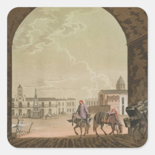 Sticker Carré Plaza de Mayo, Buenos Aires, Argentine, de 'Le C