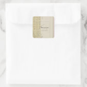 Sticker Carré Pleasanton, Mapleton et Hammond, Kansas (Sac)