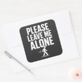 Sticker Carré Please Leave Me Alone (Enveloppe)