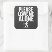Sticker Carré Please Leave Me Alone (Sac)