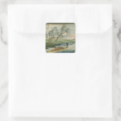 Sticker Carré Pleine lune à Seba (Sac)