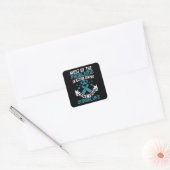 Sticker Carré Plongée - Problèmes de plongée sous-marine (Enveloppe)