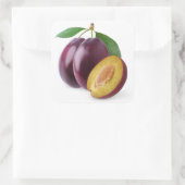 Sticker Carré Plums pourpres (Sac)
