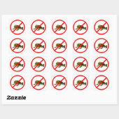 Sticker Carré Plus de grenouilles ! (Feuille)