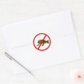 Sticker Carré Plus de grenouilles ! (Enveloppe)