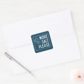 Sticker Carré Plus de Sel S'il Vous Plaît (Enveloppe)