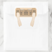 Sticker Carré plus petite (Sac)