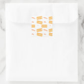Sticker Carré Plus six learning (Sac)