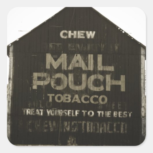 Sticker Carré Pochette de pochette de Chew - Finition photo anci (Devant)