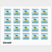 Sticker Carré Podiatrist Chick #3 (Feuille)