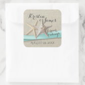 Sticker Carré Poêle de mer et ruban d'eau (Sac)