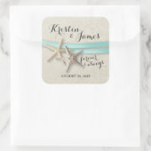 Sticker Carré Poêle de mer et ruban d'eau (Sac)