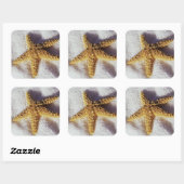 Sticker Carré Poêle Sur Serviette (Feuille)