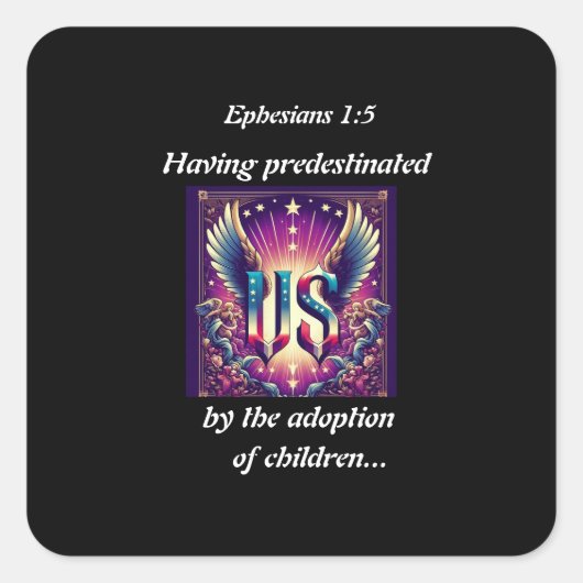 Sticker Carré Poids du papier (Devant)