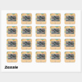 Sticker Carré Poids propre (Feuille)