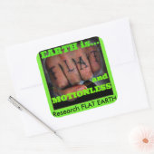 Sticker Carré poing plat (Enveloppe)